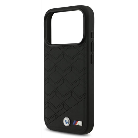 BMW, MagSafe PU Seat-Shaped Leather Case with Metal Logos, iPhone 17 Pro