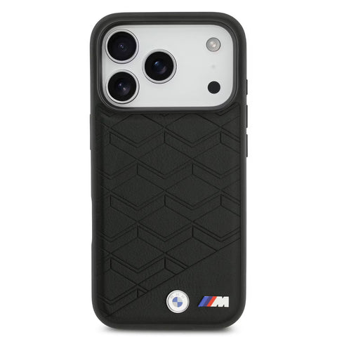 BMW, MagSafe PU Seat-Shaped Leather Case with Metal Logos, iPhone 17 Pro