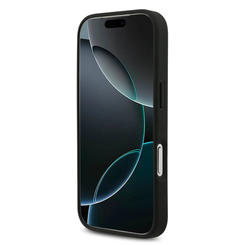 BMW, MagSafe PU Quilted Leather Case with Metal Logos, iPhone 17 Pro