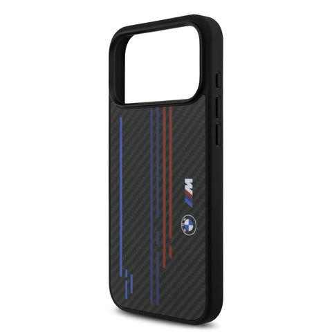 BMW, MagSafe Kevlar Case with Printed Tricolor & Metal Logos, iPhone 17 Pro Max