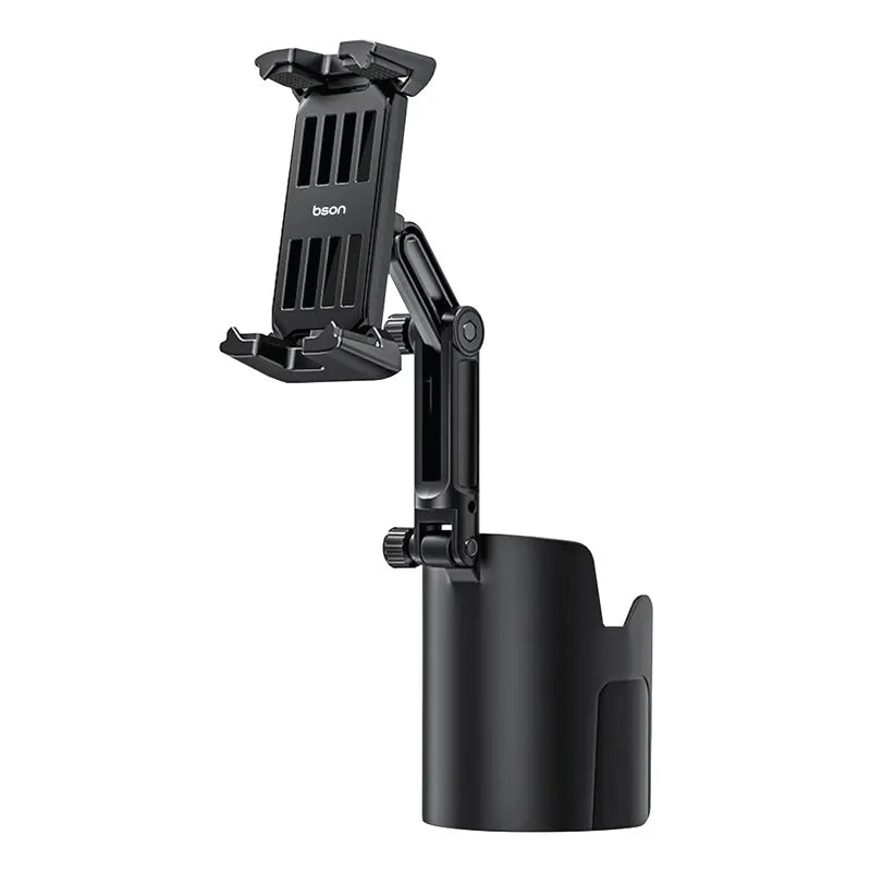 BSON Cup Phone Holder - 2-in-1 with Adjustable Extender & Strong Clip