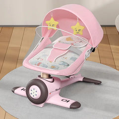 Electric Baby Swings for Infants to Toddler Indoor Portable Baby Swing for Babies Boys Girls with 4 Sway Speeds,4-Speed Timer Baby Rocking Chair