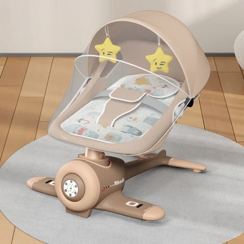 Electric Baby Swings for Infants to Toddler Indoor Portable Baby Swing for Babies Boys Girls with 4 Sway Speeds,4-Speed Timer Baby Rocking Chair