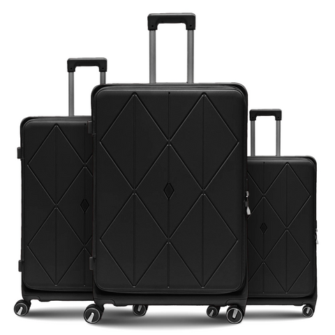 Bagsouq Essentials, Koper Companion Geometric Suitcase Set – 3 Piece (28"/24"/22")