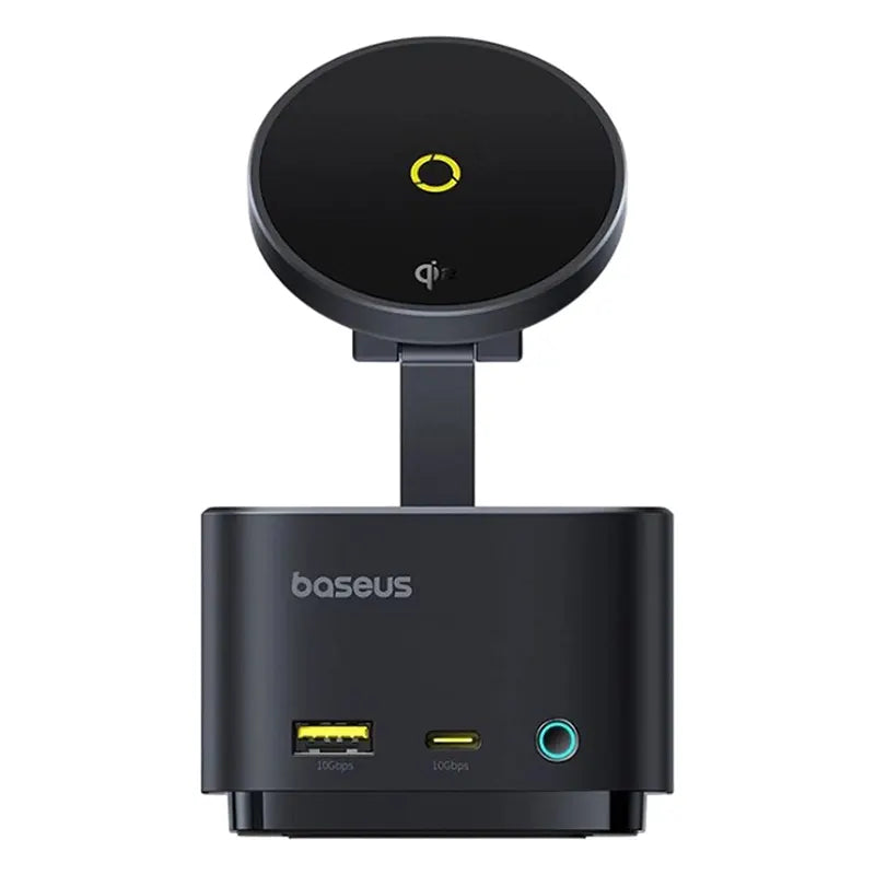 Baseus Mag Pro II 7-in-1 HUB Magnetic Wireless Charging 15W - Black