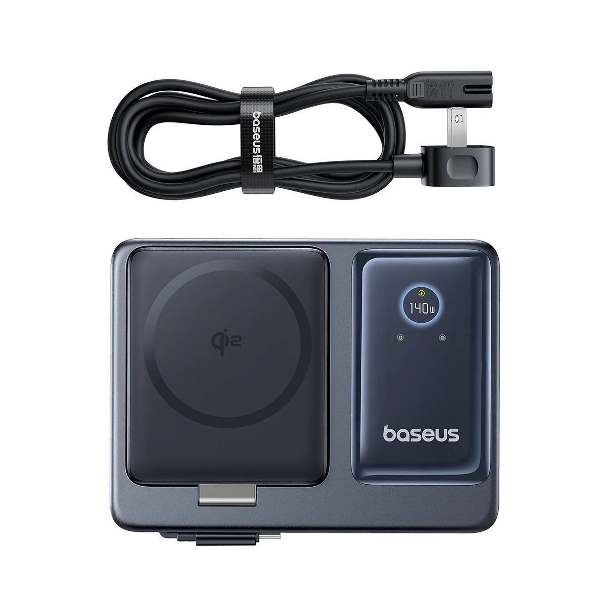 Baseus Nomos Qi2 5-in-1 Desktop Charger 140W - Black