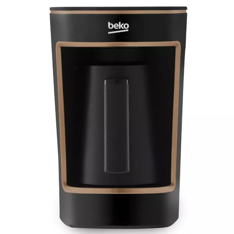 Beko, Turkish Coffee Maker 580W, 1.1L – CookSense Technology, Anti-Spill, 5-Cup Capacity (Black/Copper)