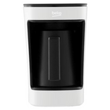 Beko, Turkish Coffee Maker TKM 2341 W – 580W, 1.1L, 5 Cups, Anti-Spill, Cook Sense Technology, White