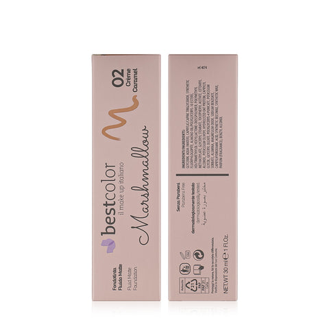Best Color, Fluid Matte Marshmallow Foundation - NO.02