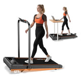Black Bull 12% Auto Incline Walking Pad Treadmill with Handrail and Bluetooth