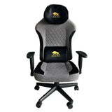 Black Bull Gaming Chair With Molded Headrest Up & Down - Fabric