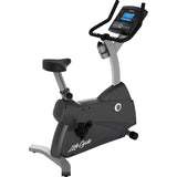 Life Fitness C1 Upright Bike Go Console Home Exercise Bike Compact Cardio Machine