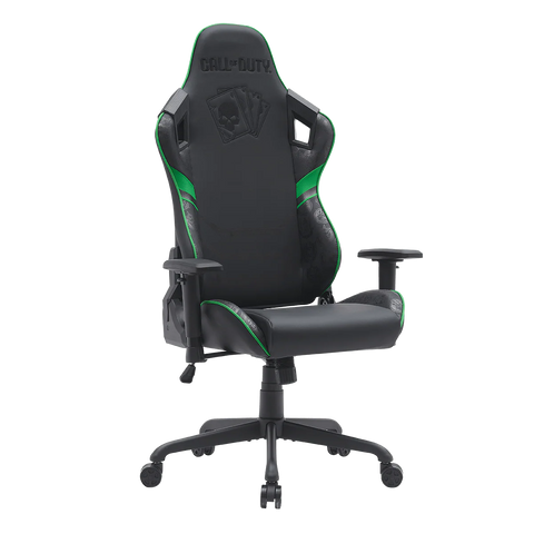 GameOn, Call Of Duty (COD), Gaming Chair With Adjustable 2D Armrest & Metal Base - Green/Black