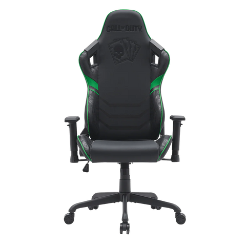 GameOn, Call Of Duty (COD), Gaming Chair With Adjustable 2D Armrest & Metal Base - Green/Black