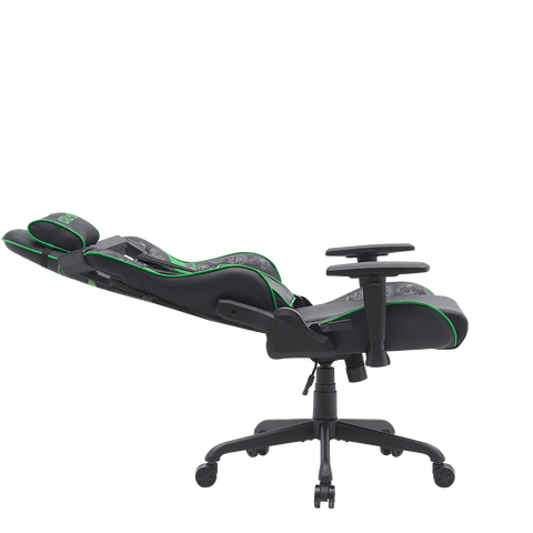 GameOn, Call Of Duty (COD), Gaming Chair With Adjustable 2D Armrest & Metal Base - Green/Black