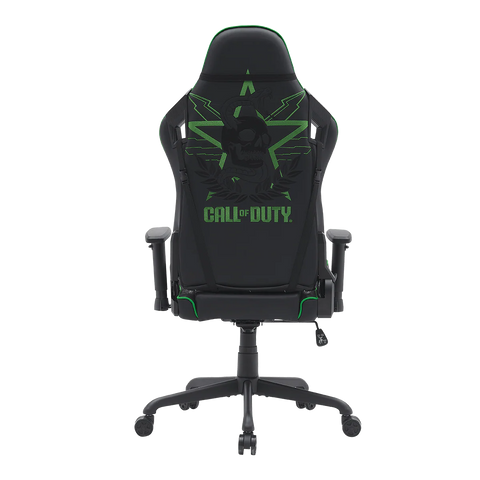 GameOn, Call Of Duty (COD), Gaming Chair With Adjustable 2D Armrest & Metal Base - Green/Black