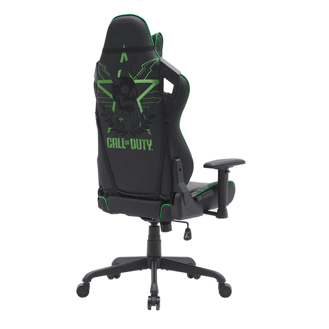 GameOn, Call Of Duty (COD), Gaming Chair With Adjustable 2D Armrest & Metal Base - Green/Black