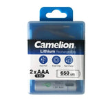 Camelion Rechargeable Lithium Battery UB-AAA650-PBH2 – 2PCS