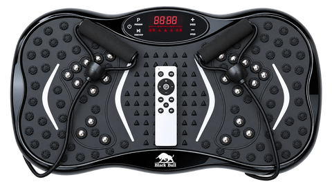 Be3ah Crazy Fit and Vibration Massage Plate, Carbon Fibre Vibration Plate, Vibration Plate for 150-Speed Adjustable with 120 kg Capacity
