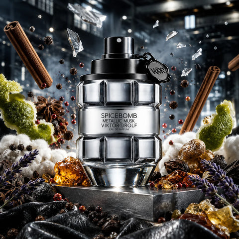 Viktor & Rolf Spicebomb Metallic Musk EDP For Him - 90 Ml