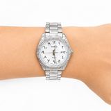 Casio White Arabic Numeral Custom Ladies Watch LTP-1302-7B3