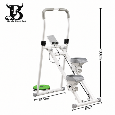 Black Bull Compact Home Gym Vertical Climber Stair Stepper Full Body Workout Machine - UMSC108