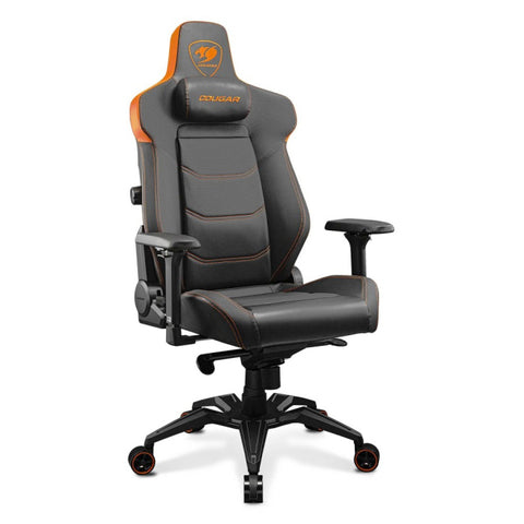 Cougar Armor Evo Gaming Chair - Breathable PVC Leather / 4D / Orange
