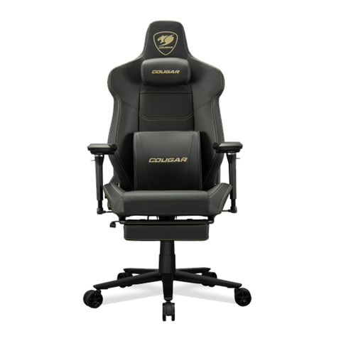 Cougar Gaming Chair Armor Evo M, Breathable Premium PVC Leather, 5D Adjustment Black / Gold