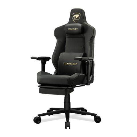 Cougar Gaming Chair Armor Evo M, Breathable Premium PVC Leather, 5D Adjustment Black / Gold