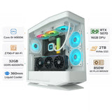 Custom Gaming PC, Intel Core i9-14900K, RTX 5070 Ti 16GB, 32GB DDR5, 2TB NVMe SSD, Windows 11 Pro