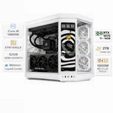 Custom Gaming PC, Intel Core i9-14900K, RTX 5070 Ti 16GB GDDR7, 32GB DDR5, 2TB NVMe SSD, Windows 11 Pro