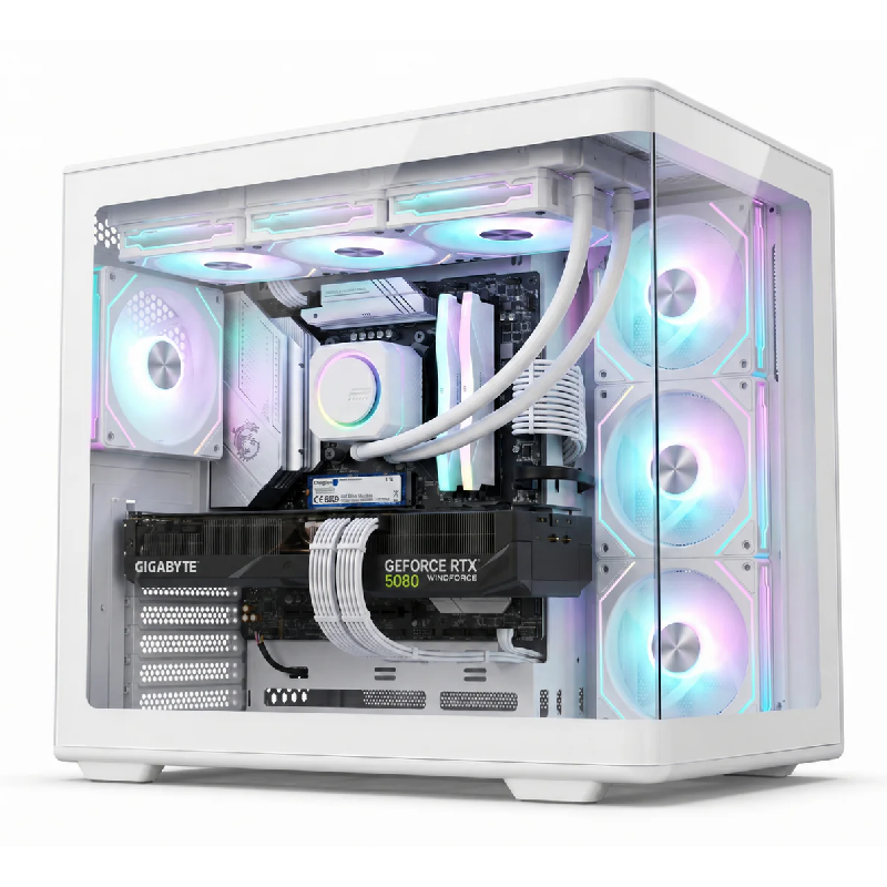 Custom Gaming PC, Intel Core i9-14900K, RTX 5080 16GB GDDR7, 32GB DDR5 6000MT/s, 2TB NVMe SSD, Windows 11 Pro