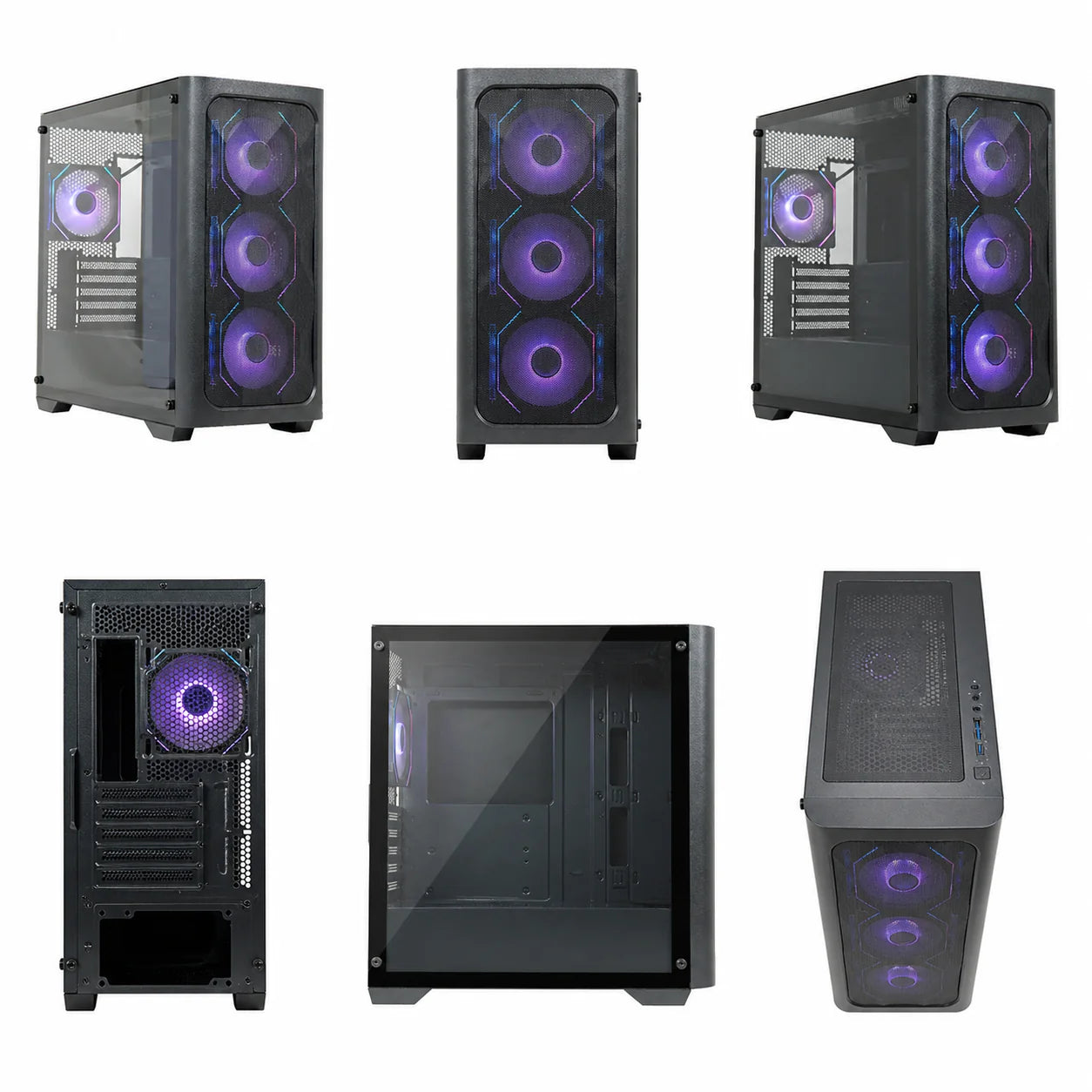Custom Gaming PC with Intel Core i5-12400F, RTX 3050 6GB, 16GB RAM, 1TB NVMe SSD & Windows 11 Pro