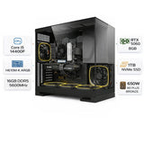 Custom Gaming PC with Intel Core i5-14400F, RTX 5060 8GB, 16GB DDR5 RAM, 1TB NVMe SSD & Windows 11 Pro