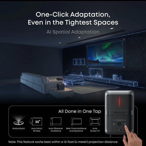 Anker Nebula X1 4K Triple Laser Projector with Micro Gimbal