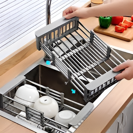 DISH DRYING RACK  BLACK