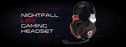 سماعة رأس GAMEON GOK901 Nightfall LED للألعاب - أسود