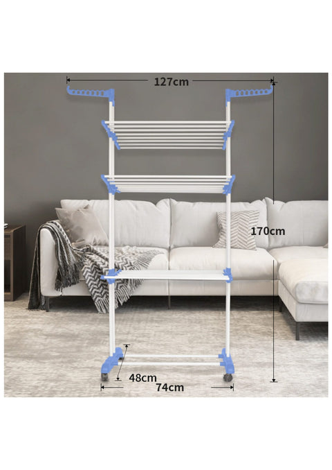 3 TIER FOLDING CLOTH HANGER