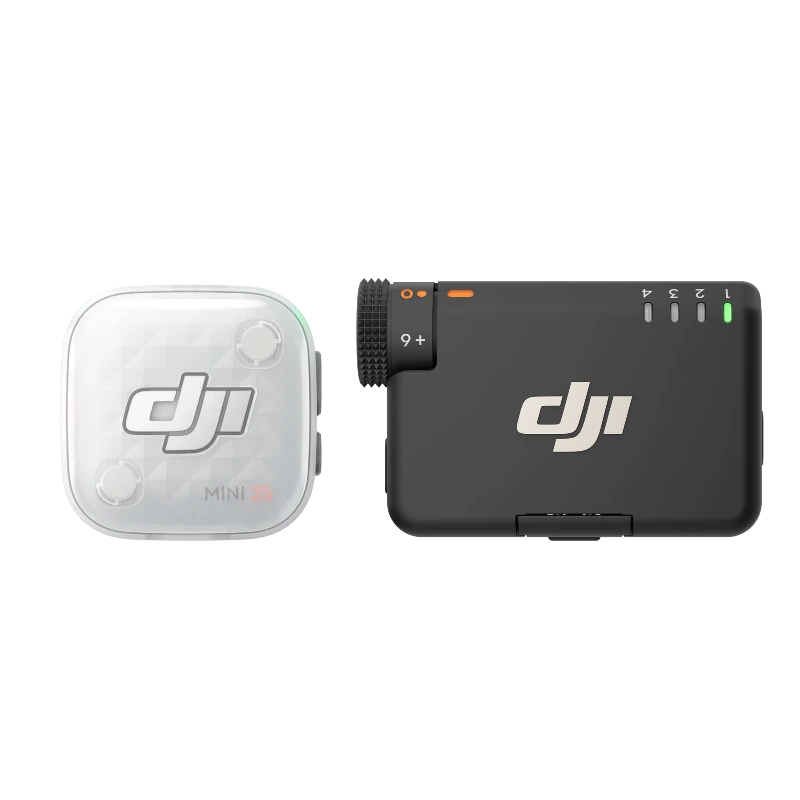 طقم ميكروفون لاسلكي DJI Mic Mini 2S – مرسل واحد ومستقبل واحد