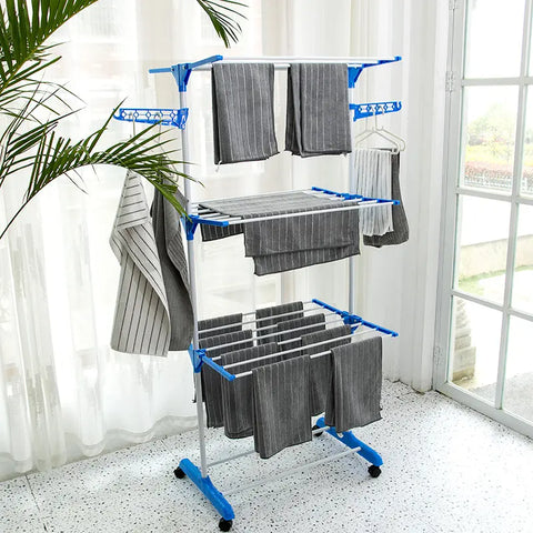 3-Tier Folding Clothes Hanger