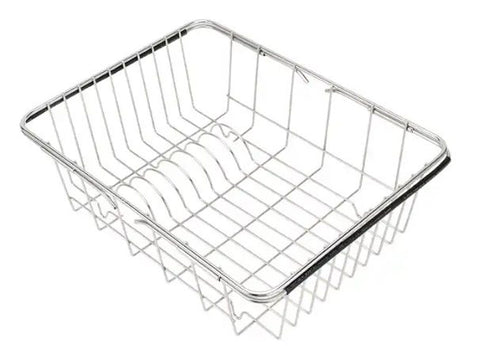 DISH DRYING RACK  SILVER