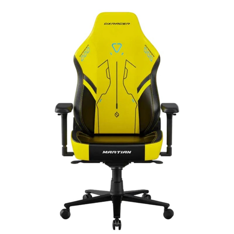 DXRacer MARTIAN Series Electric Adjustable Backrest XL Gaming Chair - Black/Yellow