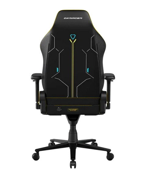 DXRacer MARTIAN Series Electric Adjustable Backrest XL Gaming Chair - Black/Yellow