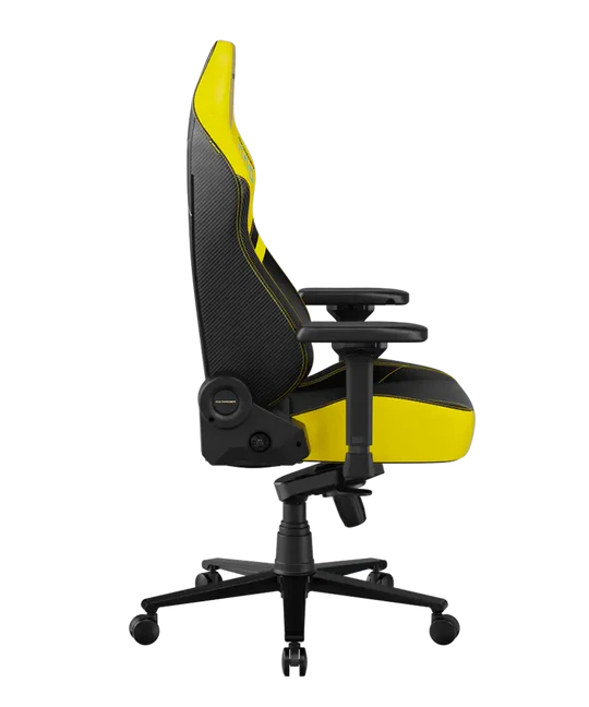DXRacer MARTIAN Series Electric Adjustable Backrest XL Gaming Chair - Black/Yellow