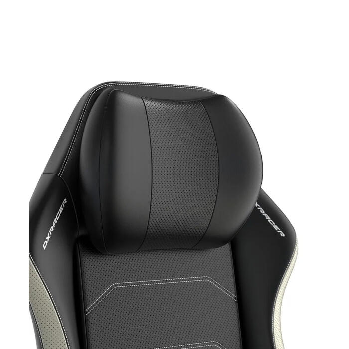 DXRacer Master XL Series Gaming Chair with 4D Lumbar Support & Adjustable Backrest - Black/White