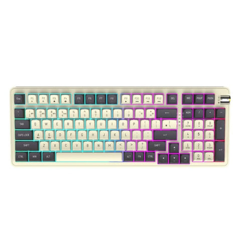 DarkFlash DF98 RGB Wireless Mechanical Gaming Keyboard – Linear Yellow Switch, Twilight