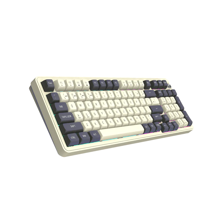 DarkFlash DF98 RGB Wireless Mechanical Gaming Keyboard – Linear Yellow Switch, Twilight