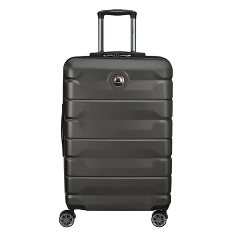 Delsey Air Armour 68Cm 4 Double Wheel Exp Check Introlley Case - Black
