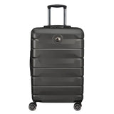 Delsey Air Armour 68Cm 4 Double Wheel Exp Check Introlley Case - Black