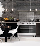 فيرّي، طباخة غاز قائمة بذاتها بخمس شعلات 90×60 سم مع فرن غاز، شواية وسيخ شواء دوّار